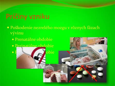 Príčiny vzniku postihnutia (prenatálne, perinatálne, postnatálne)