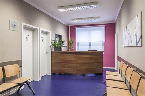 Interiér modernej polikliniky