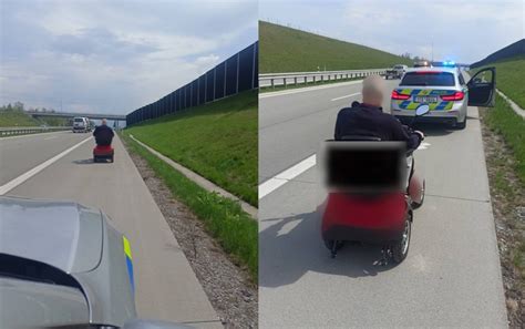 Senior na elektrickom vozíku