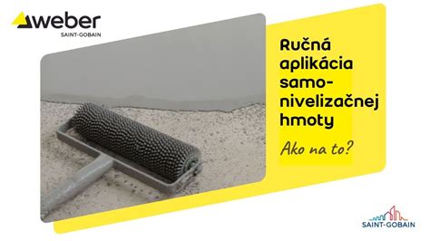 Náčrt aplikácie samonivelačnej hmoty a odvzdušnenia valčekom