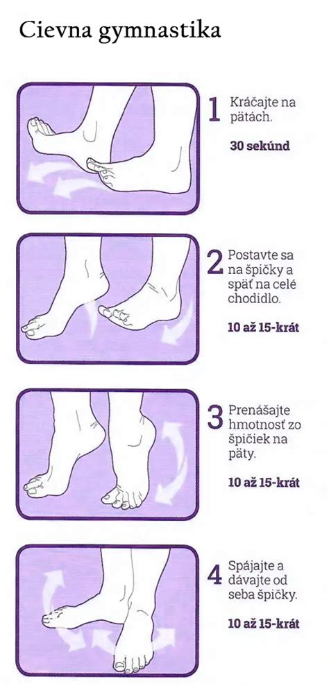 Cievna gymnastika chodidiel