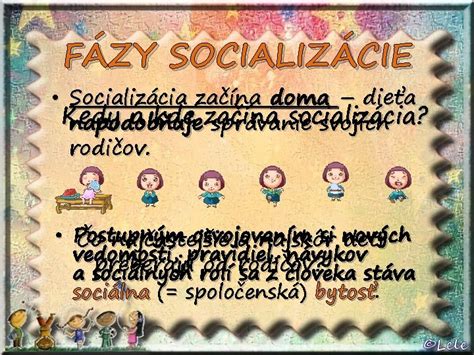 Fázy a funkcie socializácie v spoločnosti