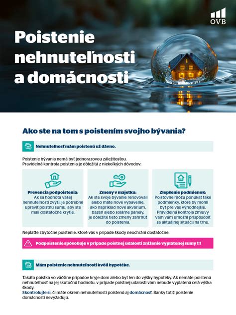Poistenie domácnosti a nehnuteľnosti