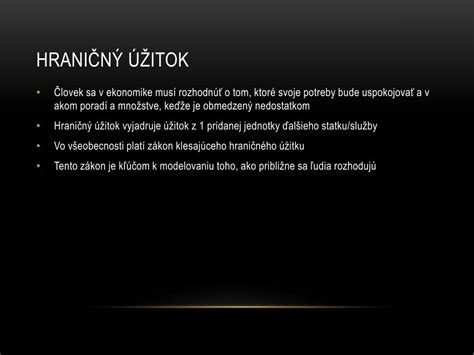 Graf zákona klesajúceho hraničného úžitku