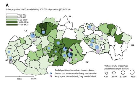 Mapa znázorňujúca oblasti s vysokým výskytom traumatických udalostí