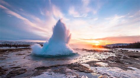 Gejzír na Islande