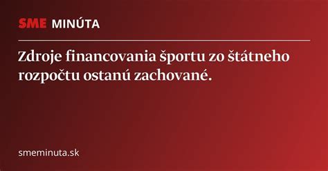 Štruktúra financovania športu na Slovensku