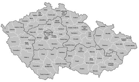 Mapa Tvrdošínskeho okresu s vyznačeným mestom Podbiel