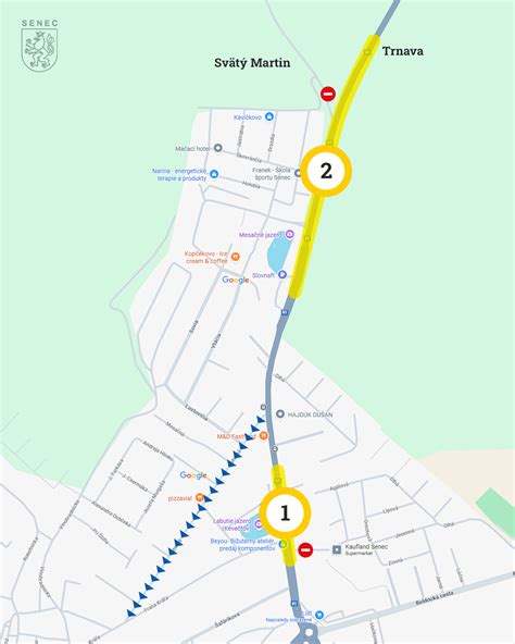 Kontaktné informácie a mapa Trnavskej arcidiecéznej charity