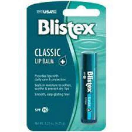 Zloženie Blistex Lip Classic: Kľúčové ingrediencie