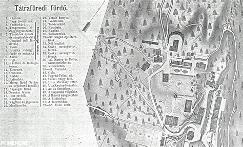 Mapa Starého Smokovca s vyznačenými parkoviskami a stanicou lanovky