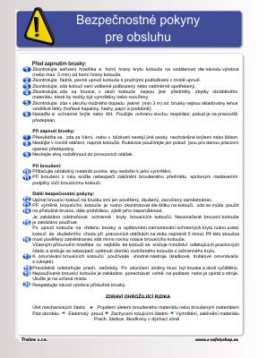 Bezpečnostné symboly pre obsluhu vozíka