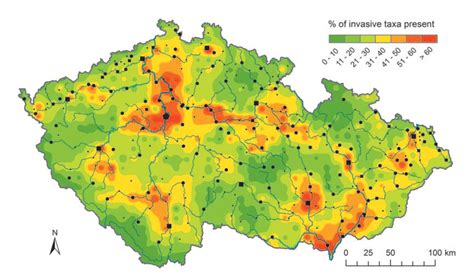 Mapa výskytu riasogúľ