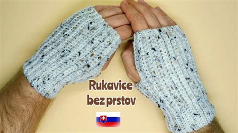 Háčkované rukavice s voľnými prstami