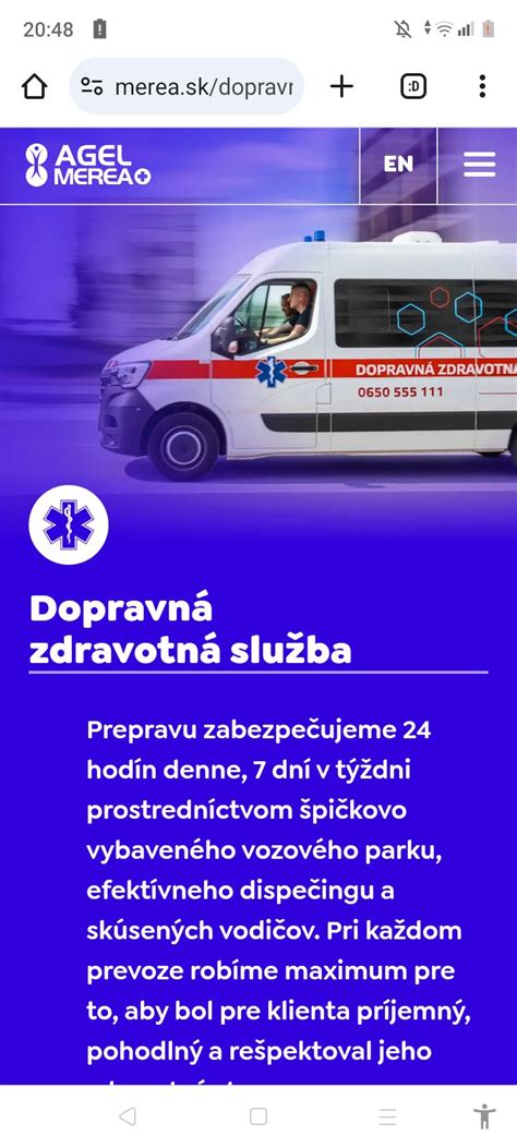 Rozdiel medzi záchrannou a dopravnou zdravotnou službou