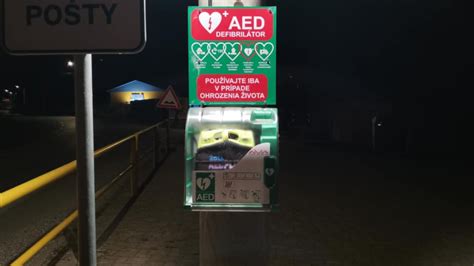 Umiestnenie AED defibrilátora v obci Kostolište