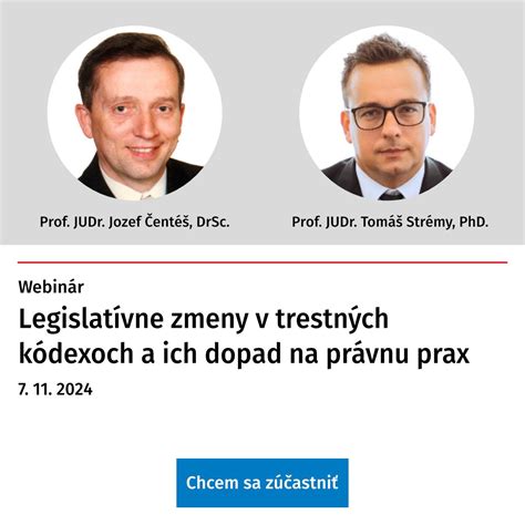 Legislatívne zmeny a ich dopad