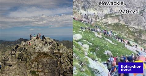 Seniorské páry na prechádzke po upravenom turistickom chodníku v Tatrách