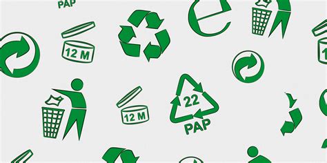 Ikony recyklovateľných obalov