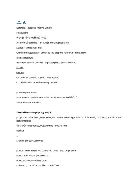 Porovnanie estetiky a anestetiky