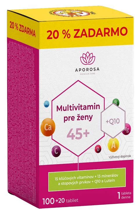 Multivitamíny pre seniorov - ilustrácia