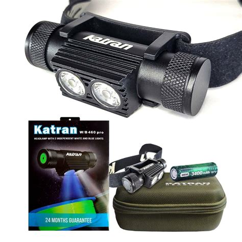 Čelová lampa a batéria