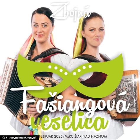Fašiangová veselica organizovaná Klubom dôchodcov