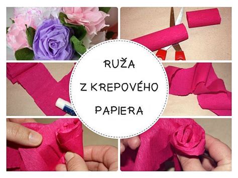 Deti vyrábajúce ruže z papiera