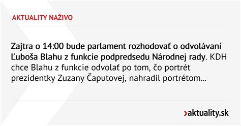 Portrét Ľuboša Blahu