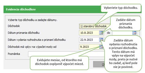 Vplyv dátumu priznania a vydania rozhodnutia na výpočet odvodov