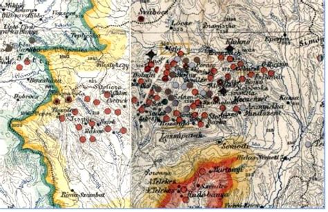 Mapa Aljašky s vyznačenými ložiskami nerastných surovín
