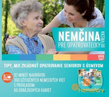 Ilustrácia opatrovateľky pomáhajúcej seniorovi