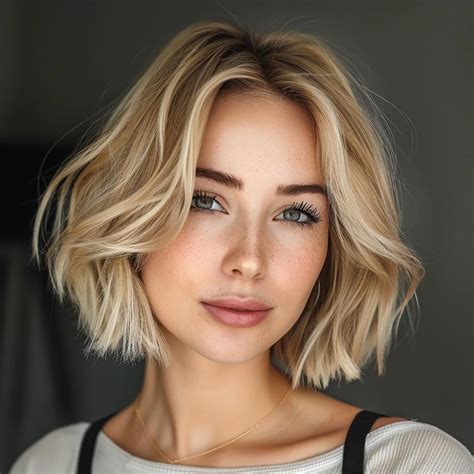 Žena s blond melírom a ukážka rôznych typov melírov