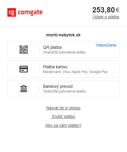 Grafika s možnosťami platby dane a postupom pri vrátení