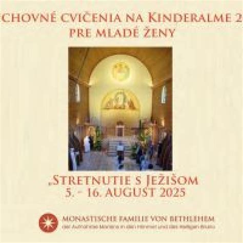 Miesto pre duchovné cvičenia s kaplnkou a pokojným prostredím