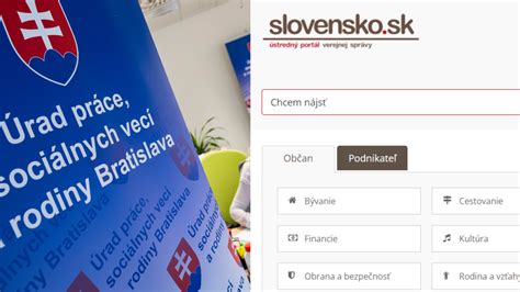 Infografika: Kľúčové služby úradov práce, sociálnych vecí a rodiny