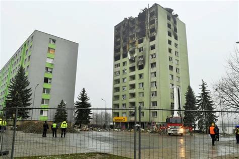 Zničená bytovka v Prešove po výbuchu plynu