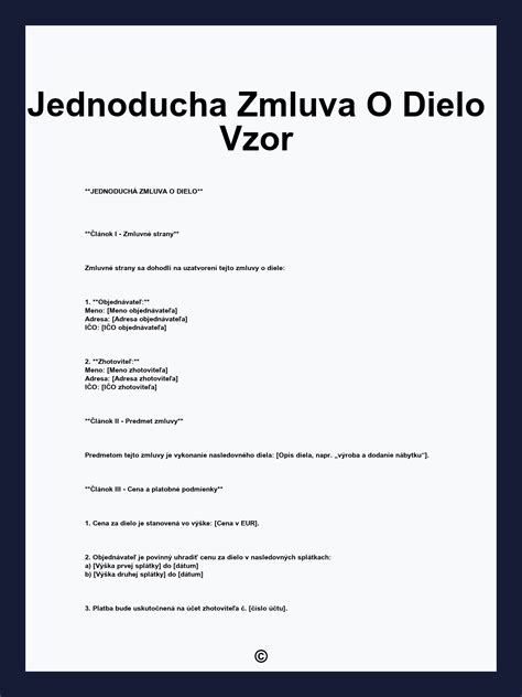 Zmluva o dohode a pero