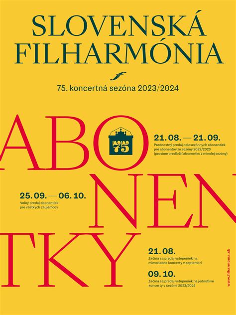 Program koncertov Slovenskej filharmónie na sezónu 2025/2026