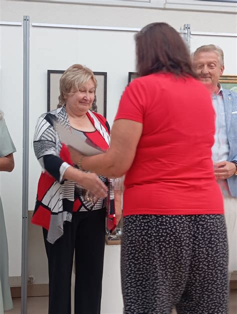 výstava výrobkov seniorov z ergoterapie