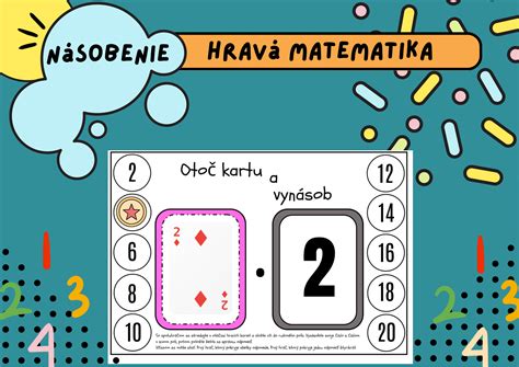 Online hra na učenie násobilky na tablete