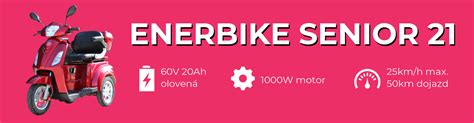 Schéma komponentov elektrickej trojkolky ENERBIKE SENIOR 21