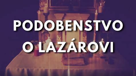 Ilustrácia k podobenstvu o chudobnom Lazárovi a boháčovi