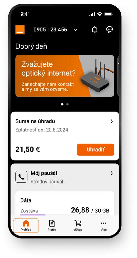 Mobilná aplikácia pre platbu parkovného