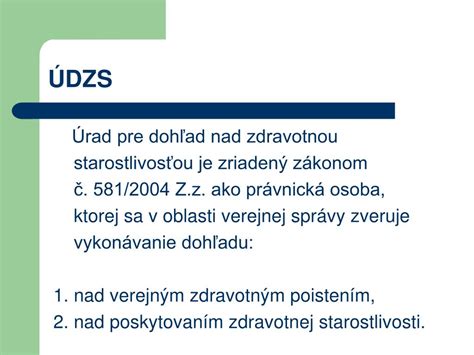 Schéma: Pôsobnosť Úradu pre dohľad nad zdravotnou starostlivosťou