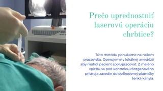 Tabuľka porovnávajúca ozónovú terapiu a chirurgickú operáciu chrbtice