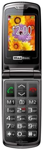 Maxcom MM822 - ilustrácia displeja s FM rádiom