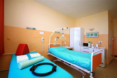 Pacientská izba na lôžkovom oddelení rehabilitácie
