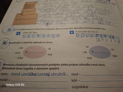 Príklady tvorenia vidových dvojíc pomocou predpôn a prípon