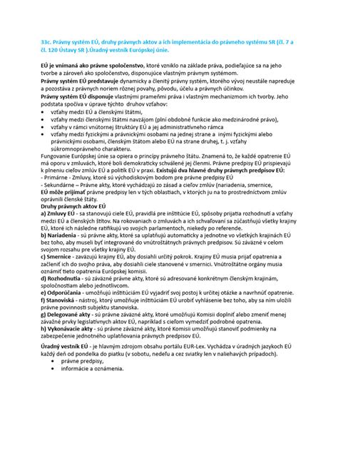 Hierarchia právnych aktov EÚ